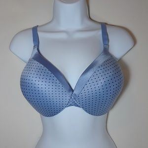 NWOT Maidenform 36DD Bra Purple Polka Dot
